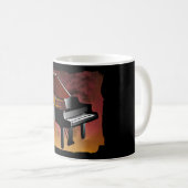 Mug Cadeaux classiques de design de piano (Devant droit)