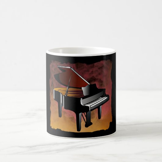 Mug Cadeaux classiques de design de piano (Centre)