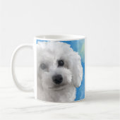 Mug Cadeaux d'amant de caniche (Gauche)