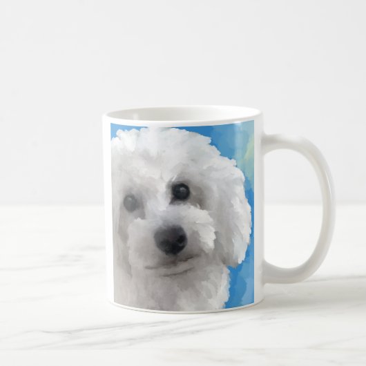 Mug Cadeaux d'amant de caniche (Droite)
