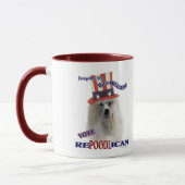 Mug Cadeaux d'amants de CANICHE (Gauche)