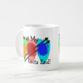 Mug Cadeaux d'amants de Knit (Devant gauche)