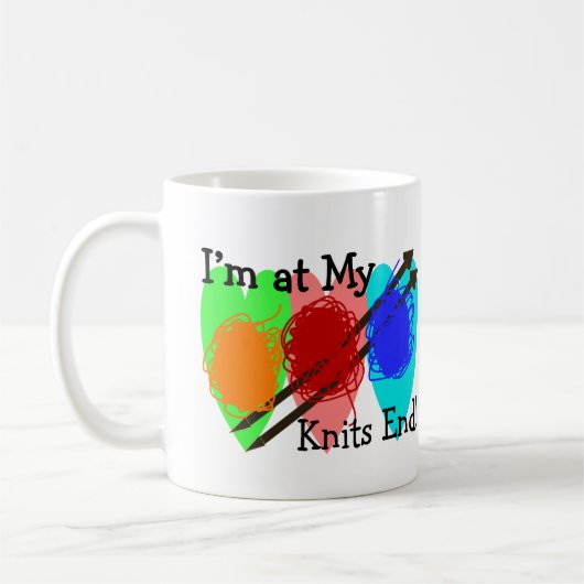 Mug Cadeaux d'amants de Knit (Gauche)