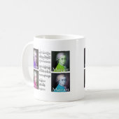 Mug Cadeaux d'amants de Mozart (Devant gauche)