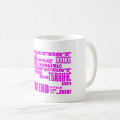 Mug Cadeaux d'amusement pour des amies : La plus (Devant droit)