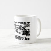 Mug Cadeaux d'amusement pour des papas : Le plus grand (Devant droit)