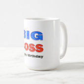 Mug Cadeaux d'anniversaire de patron de joyeux (Devant droit)