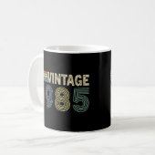 Mug Cadeaux d'anniversaire vintages de 1985 pour homme (Devant gauche)
