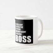 Mug Cadeaux d'anniversaires de patrons : Patron du (Devant droit)