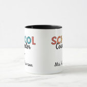Mug Cadeaux d'appréciation du conseiller scolaire pers (Centre)