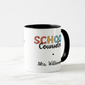 Mug Cadeaux d'appréciation du conseiller scolaire pers (Devant droit)