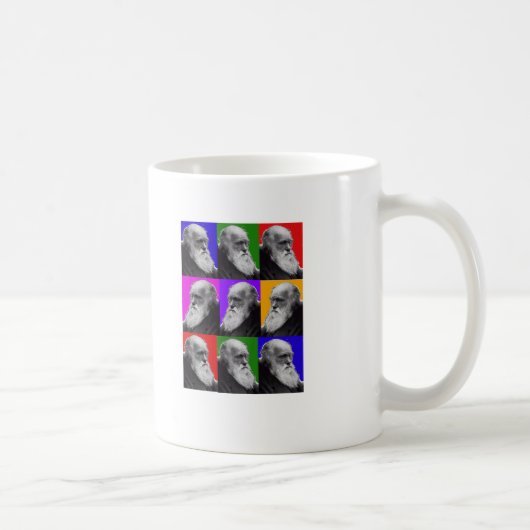 Mug Cadeaux d'art de bruit de Charles Darwin pour tous (Droite)