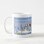 Mug Cadeaux d'art d'infirmière (Gauche)