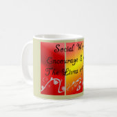 Mug Cadeaux d'assistant social (Devant gauche)