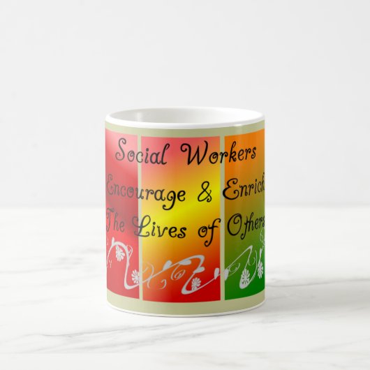 Mug Cadeaux d'assistant social (Centre)