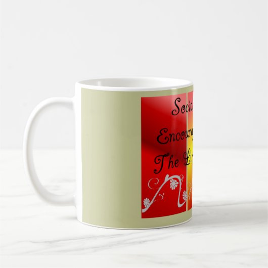 Mug Cadeaux d'assistant social (Gauche)