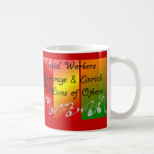 Mug Cadeaux d'assistant social (Droite)