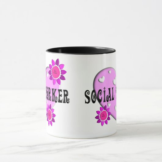 Mug Cadeaux d'assistant social (Centre)