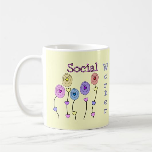 Mug Cadeaux d'assistant social (Gauche)