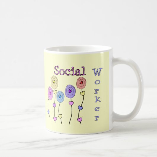 Mug Cadeaux d'assistant social (Droite)