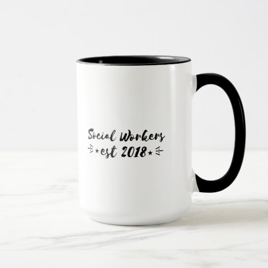 Mug Cadeaux d'assistant social pour des assistants (Droite)