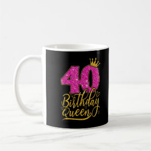 Mug Cadeaux de 40 ans 40e anniversaire Queen Diamond C
