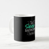 Mug Cadeaux de Badminton (Devant gauche)