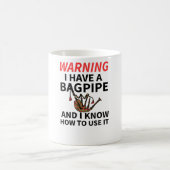 Mug Cadeaux de Bagpipe| Brouillard écossais (Centre)