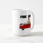 Mug Cadeaux de camion-feu (Devant droit)