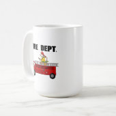 Mug Cadeaux de camion-feu (Devant gauche)