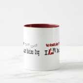 Mug Cadeaux de chiens Eskimo américains (Centre)