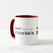 Mug Cadeaux de chiens Eskimo américains (Devant gauche)
