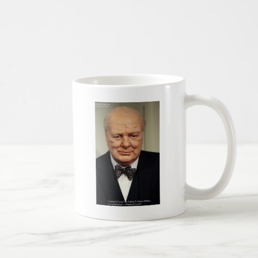 Mug Cadeaux de citations de sagesse sur l'échec de Win (Droite)