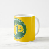 Mug Cadeaux de citoyenneté australienne Félicitations  (Devant droit)