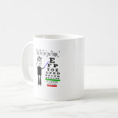 Mug Cadeaux de conception d'ophtalmologiste de (Devant gauche)