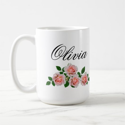 Mug Cadeaux de confiture de nom personnalisés pour fem (Gauche)