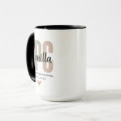 Mug Cadeaux de conseiller professionnel agréé, thérapi (Devant gauche)