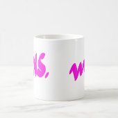 Mug Cadeaux de couleur rose blanc pour Mme pour elle (Centre)