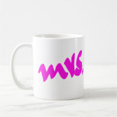 Mug Cadeaux de couleur rose blanc pour Mme pour elle (Gauche)