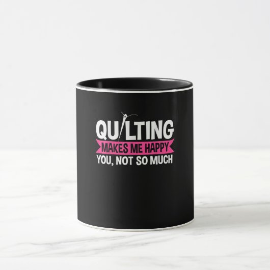 Mug Cadeaux de couture de courtepointe (Centre)