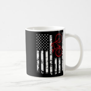 Mug Cadeaux de cyclisme de vélo de montagne de drapeau