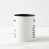 Mug Cadeaux de définition d'agent de hall drôle (Centre)