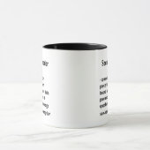 Mug Cadeaux de définition d'agent de titres drôles pou (Centre)