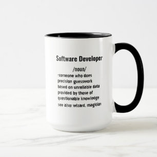 Mug Cadeaux de définition de développeur de logiciel d