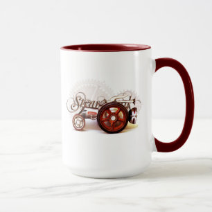 Mug Cadeaux de destin de tracteur de Steampunk
