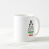 Mug Cadeaux de DIAGRAMME d'OEIL (Devant droit)