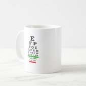 Mug Cadeaux de DIAGRAMME d'OEIL (Devant gauche)