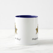 Mug Cadeaux de fête des pères Masonic Freemason Compas (Centre)