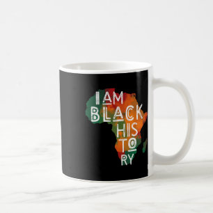 Mug Cadeaux de fierté noire Je suis l'histoire noire d