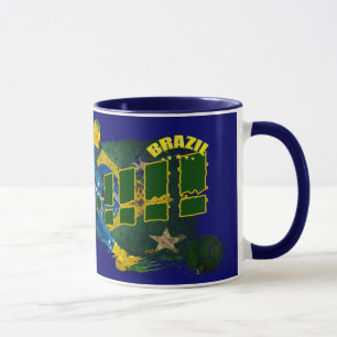Mug Cadeaux de futebol du football de chair et de